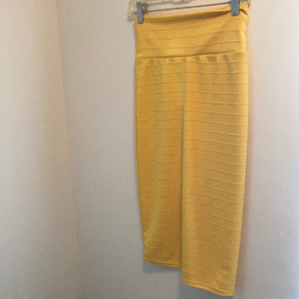 Mustard Pencil skirt